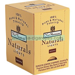 Nat Sherman Naturals Yellow Cube cigarettes